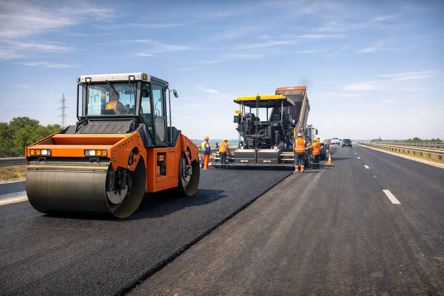 Construcții drumuri și autostrăzi