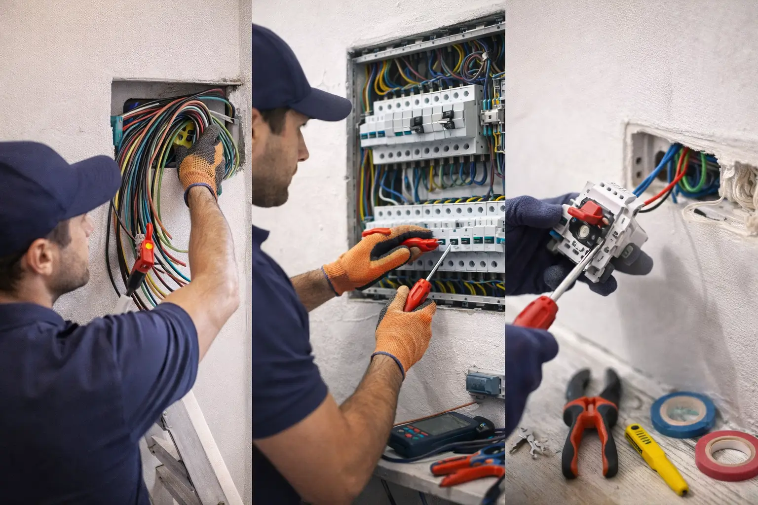 Instalații electrice complete pentru case și apartamente